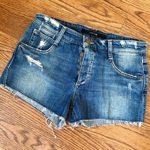 Joe’s Jeans Distressed Denim Jean Cut Off Shorts